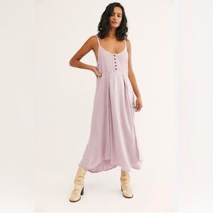 Women’s Free People Endless Summer Lavender Swing  Low Back Pullover Midi Dress